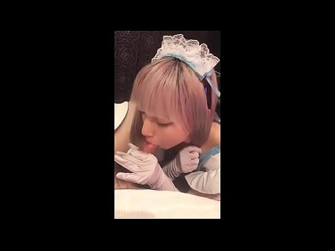❤️ Японский идол [mayuka], костюм французской горничной, часть 1, минет и дрочка с лосьоном ❤️ Анальное видео у нас